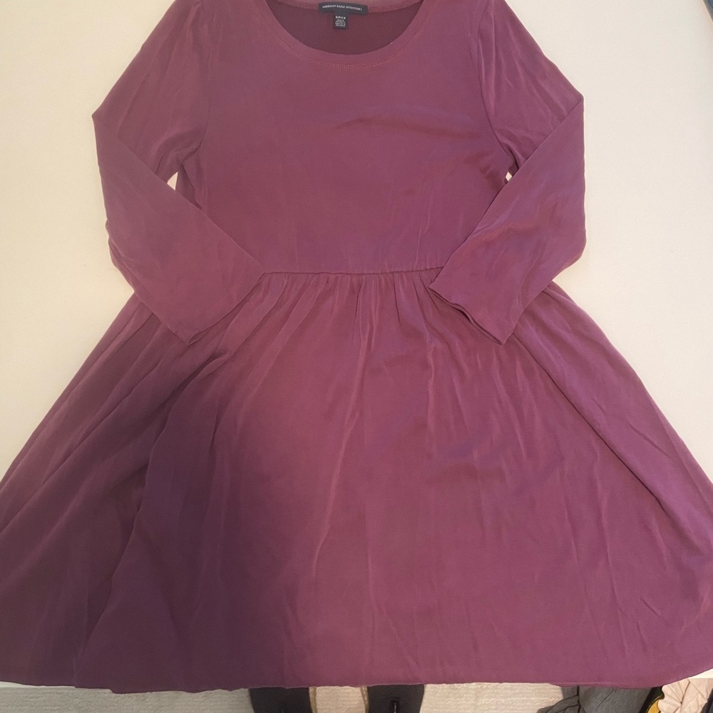 Baby doll dress. 3/4 length sleeves.